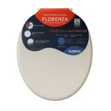 ASSENTO SANITARIO ALMOFADADO FLORENZA (AREIA) - ALUMASA