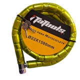 CADEADO PARA MOTO 1,50M AMARELO - ITATOOLS