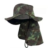 CHAPEU AUSTRALIANO CAMUFLADO COM PROTETOR