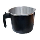 CANECO LEITEIRA ALUMÍNIO 2,3L CRAQUEADO PRETO - SM