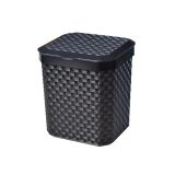 LIXEIRA DE PIA 5L PLASTICA C/ TAMPA PRETA - ARQPLAST