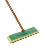 VASSOURA ESFREGÃO C/ ESPONJA TIPO SCOT BRITE - PEROVINHA