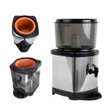 FILTRO DE AGUA BASE INOX COM CUBA DE CERAMICA 6L