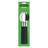COLHER DE MESA C/ 03 PCS CABO PRETO - SIMONAGGIO