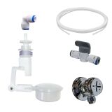 KIT ABASTECIMENTO CROMADO ABS MULTIUSO TORNEIRA FILTRO - KITABSTCRO02