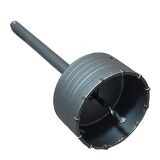 Kit Serra Copo 105mm com haste suporte 25cm sds Max plus m22