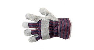 LUVA DE RASPA COM TECIDO BRASFORT