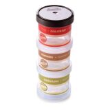 POTE PORTA CONDIMENTOS TEMPERO ROSCA 03 PCS