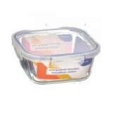 POTE HERMETICO QUADRADO COM TRAVA 1050 ML