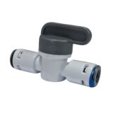 REGISTRO CONECTOR DUPLO RETO DUPLO 1/4 PRA 1/4 FILTRO - REGCONEDUP14