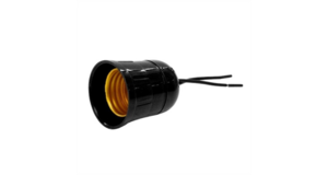 SOQUETE BOCAL COM RABICHO E27 PRETO